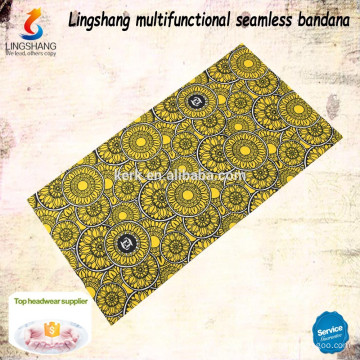 Wholesale sportswear cool custom printed multi scarf headwear bandana hijab